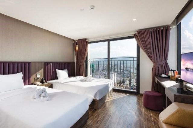 Phòng Deluxe Twin Sea View